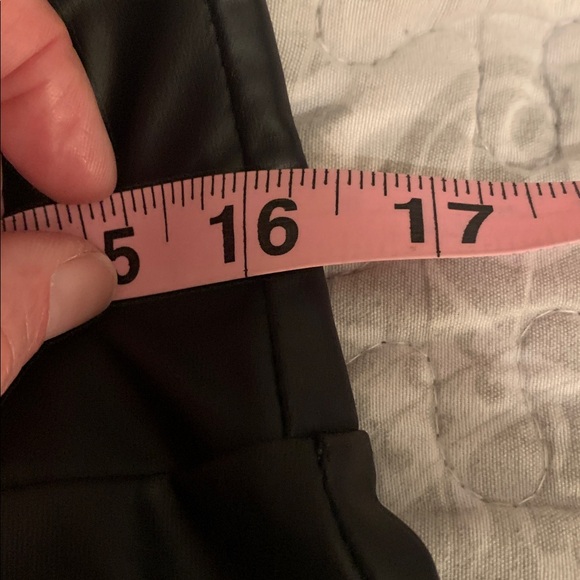 Simlu Black Bodycon Faux Leather Pencil Skirt - Picture 8 of 10